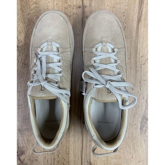 Lands' End Women's Shoes Suede Comfortable Walking Camel Brown 2108979 Size 13 D - Picture 12 of 16